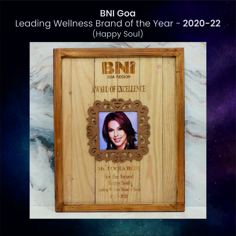 BNI Goa - Leading Wellness Brand of the Year - 2020-22