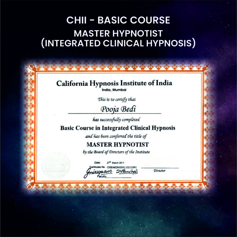 CHII - BASIC COURSE MASTER HYPNOTIST (INTEGRATED CLINICAL HYPNOSIS)