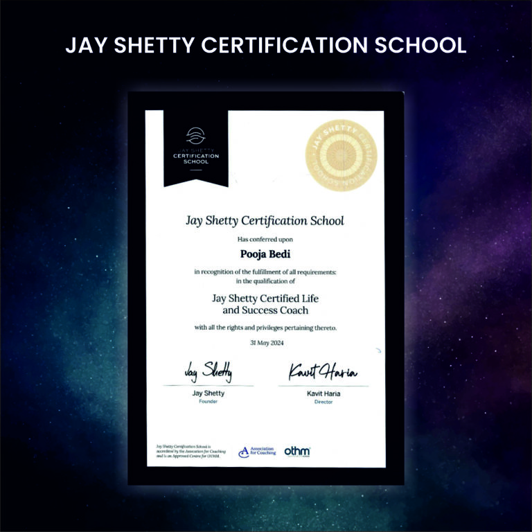 JAY SHETTY CERTIFICATION SCHOOL
